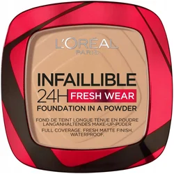 LOREAL kompaktni puder Infaillible 24H 140 Zlatno bež