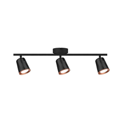 LED spot svetiljka 3xLED/5W/230V 3000K crna