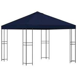 Gazebo 3 x 3 m Plava Poliester i čelik 190 gsm