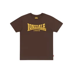 LONSDALE Majica KAI rjava/rumena