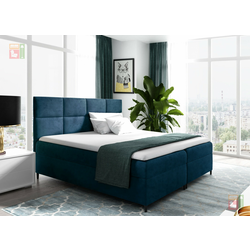 Boxspring postelja Leila - 160x200 cm