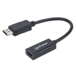 Manhattan - Adapter Manhattan 151634 DisplayPort/M - HDMI/F 1080p Crni