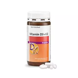 Vitamin D3 + K2, 180 kapsul