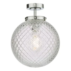 Där Lighting WAY0150 - Kupatilsko stropno svetlo WAYNE 1xE27/40W/230V hrom