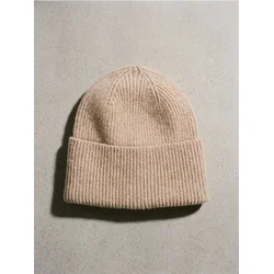 Sinsay - Rebrasta beanie kapa - BEŽ