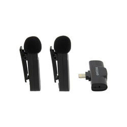 PATONA - SET od 2 bežična mikrofona sa klipom za iPhone, USB-C 5V