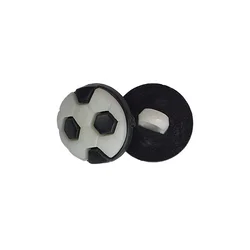 Gumb - d. 14 mm - črna kroglica