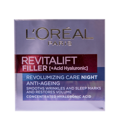 LOREAL PARIS Ženska noćna krema protiv bora Revitalift Filler 50 ml