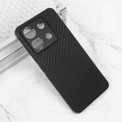 Maska za telefon Carbon fiber za Xiaomi Redmi Note 13 Pro 5G, EU, Crna