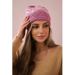 Kesi Womens cap Kira K374 dark pink+white