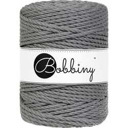 Bobbiny 3PLY Macrame Rope 5 mm Stone Grey Vrvica