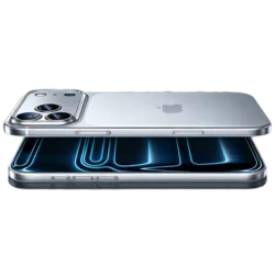 Hannuo Maska za mobilni telefon Apple 17 Pro Max, Bela