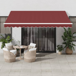 Tenda na ručno uvlačenje s LED bordo 400 x 350 cm