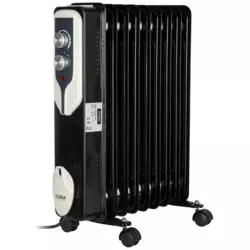 FLORIA Uljani radijator ZLN3659, 2000W, 9 rebara, crni
