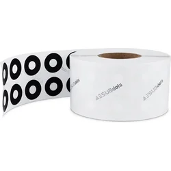 AESUBdots black&white easy remove - 6 mm