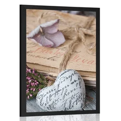 Plakat nostalgični listi - 20x30 white