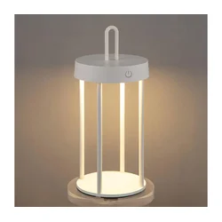 LED prigušiva spoljna punjiva dodirna stolna lampa GENTLE LED/1,5W/3,7V 3000 mAh IP44 bela