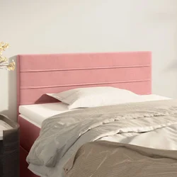 Vidaxl vidaXL Vzglavje postelje roza 80x5x78/88 cm žamet