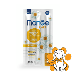Monge Soft Sticks Kitten Poslastice Za Mačiće, 15g, Pastrmka sa Kamilicom