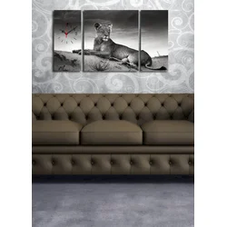 Wallity Zidni sat 3P204045CS-12, 84x45 cm, 3 dela