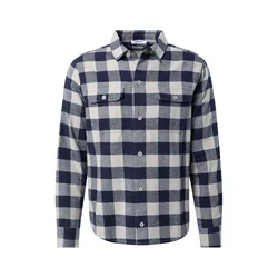 DAN FOX APPAREL Srajca Efe, rjava, črna