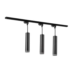 Luster na sajli za šinski sistem PARIS 3xGU10/10W/230V + 1 m šinski sistem