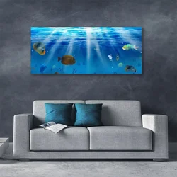 tulup.si Slika na platnu Ribe narava 125x50 cm