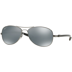 Ray-Ban RB8301 004/K6 Polarized Sivi/Srebrni