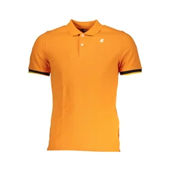 K-WAY MEN'S ORANGE SHORT-SLEEVED POLO SHIRT