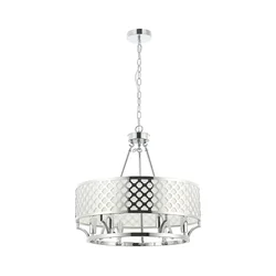 Open Design OR84375 - Luster na lancu VERNO 6xE14/12W/230V sjajni hrom