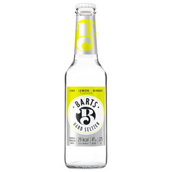 Barts Hard Seltzer Gazirano alkoholno piće sa okusom limete limuna đumbira 275 ml