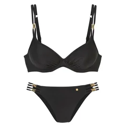 JETTE Bikini zlata/črna