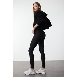 Trendyol Black Diver/Scuba Full Length Sports Tights