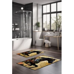 Lessentiel Maison Set prostirki za kupatilo CT-5421, 2 Komada, Šarena