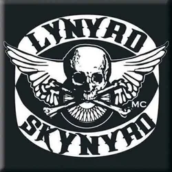 Lynyrd Skynyrd Biker Patch Logo Magnet