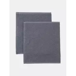 Sinsay - Set peškira sa žakardnim uzorkom 2 pack - tamno siva