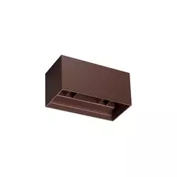 Ideal Lux - LED spoljašnje zidno svetlo ATOM LED/25W/230V CRI 90 IP54 braon