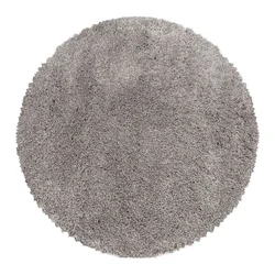 Svetlo rjava okrogla preproga o 120 cm Fluffy – Ayyildiz Carpets