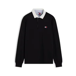Tommy Jeans Majica Ess črna