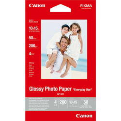 Canon Glossy Photo Paper, GP-501, foto papir, sjajni, GP-501 tip 0775B081, bijeli, 10x15cm, 4x6, 200 g/m2, 50 kom, inkjet