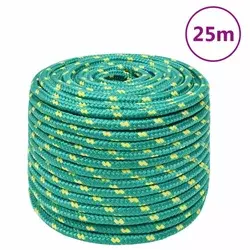 Brodski konop zeleni 12 mm 25 m od polipropilena