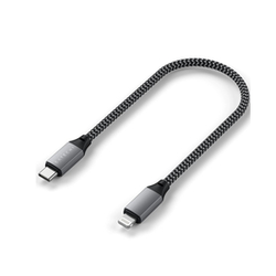 SATECHI USB-C to Lightning Short Cable 25cm - Space Grey