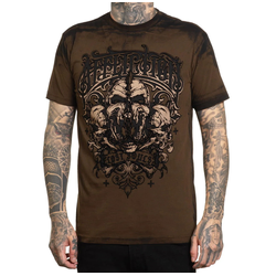 Hardcore majica moška - SCREAMING EARTH - AFFLICTION - A27216-DKTB