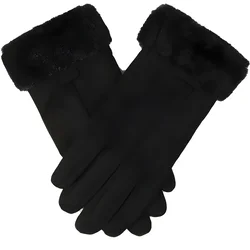 Ženske rukavice DI-38939 - Crna KP38939