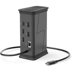 Hama USB-C Docking Station 9v1, 4K HDMI, Ethernet, Audio