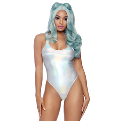 Leg Avenue Holographic Metallic Bodysuit 3775 M