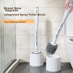 JiaBangShou Četka za WC šolju sa držačem, Bela
