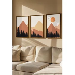 Uokvirena slika Wallity Artvmodel28, 33x48 cm, 3 dijela