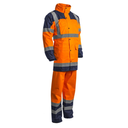 Coverguard signalizirajuće hi-viz kišno odijelo hydra narandžasto-plavo veličina xl ( 7hydoxl )