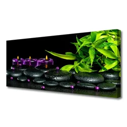 tulup.si Slika na platnu Lepe sveče spa 125x50 cm